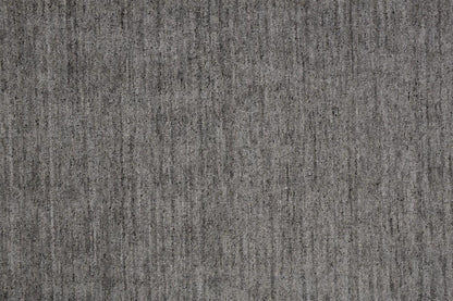 4' X 6' Gray And Black Hand Woven Area Rug