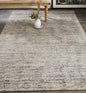 4' X 6' Gray And Black Hand Woven Area Rug