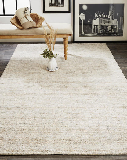 4' X 6' Gray And Black Hand Woven Area Rug