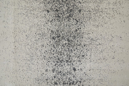 4' X 6' Ivory And Blue Abstract Power Loom Area Rug