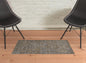 4' X 6' Brown And Gray Wool Abstract Hand Knotted Area Rug