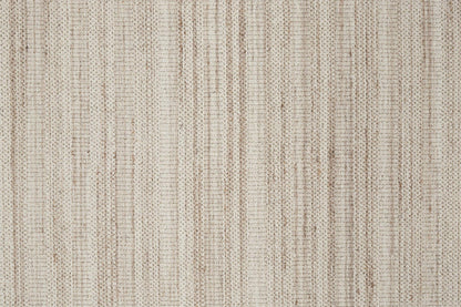 4' X 6' Ivory Wool Hand Woven Stain Resistant Area Rug