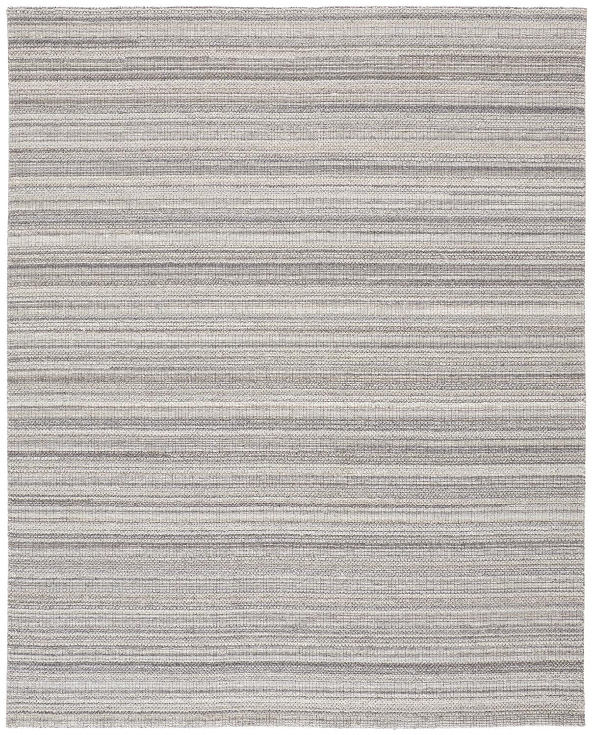 4' X 6' Ivory Wool Hand Woven Stain Resistant Area Rug