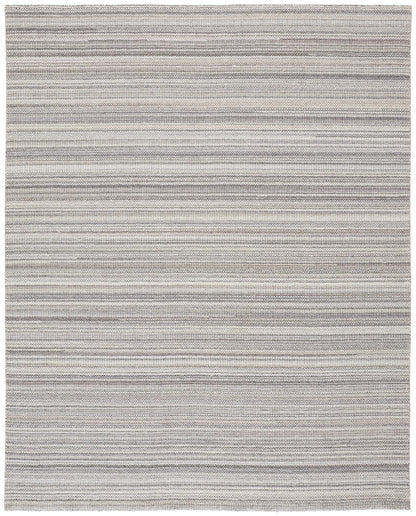 4' X 6' Ivory Wool Hand Woven Stain Resistant Area Rug