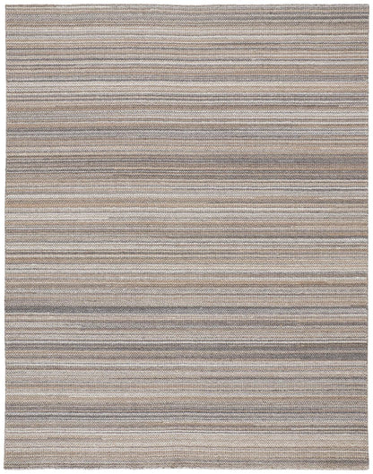 4' X 6' Ivory Wool Hand Woven Stain Resistant Area Rug