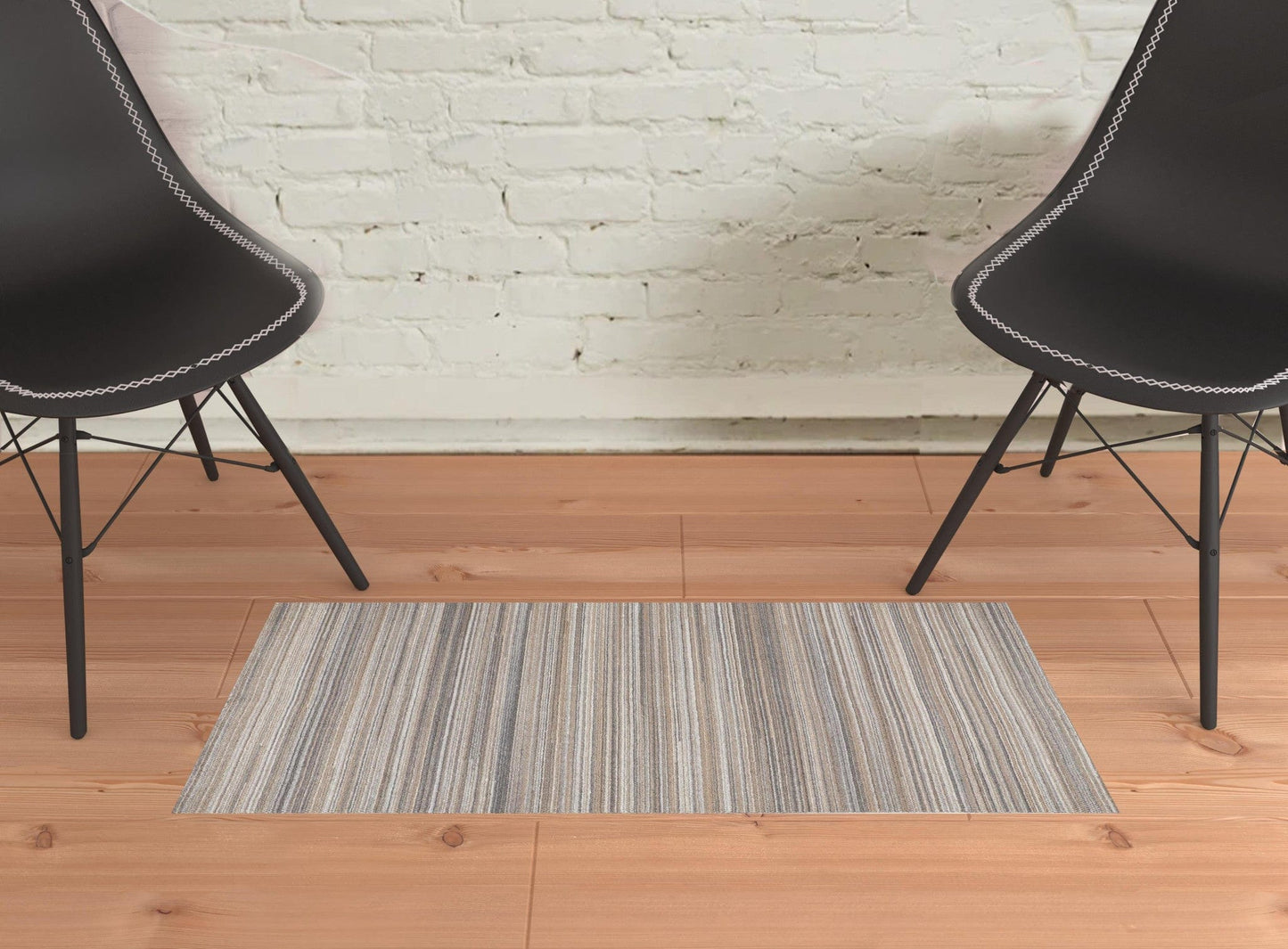 4' X 6' Ivory Wool Hand Woven Stain Resistant Area Rug