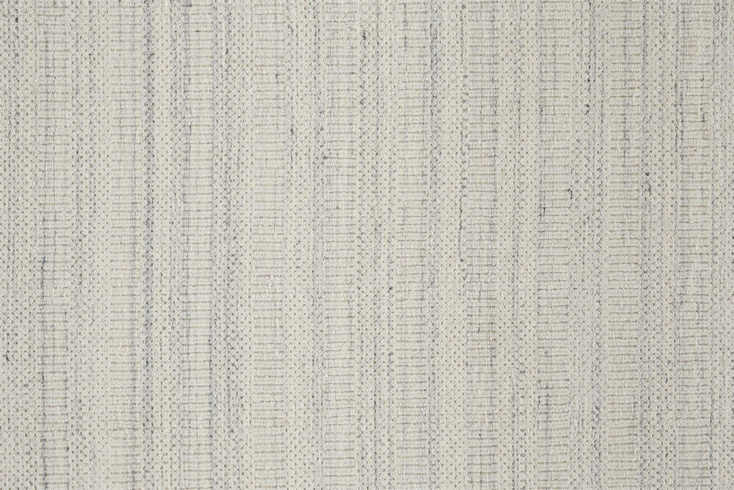 4' X 6' Ivory Wool Hand Woven Stain Resistant Area Rug