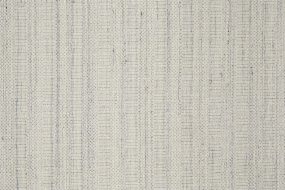 4' X 6' Ivory Wool Hand Woven Stain Resistant Area Rug