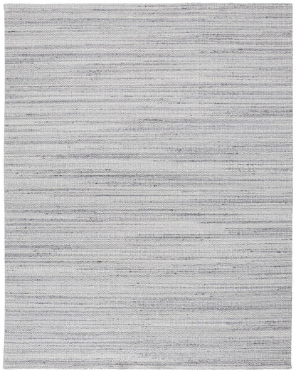 4' X 6' Ivory Wool Hand Woven Stain Resistant Area Rug