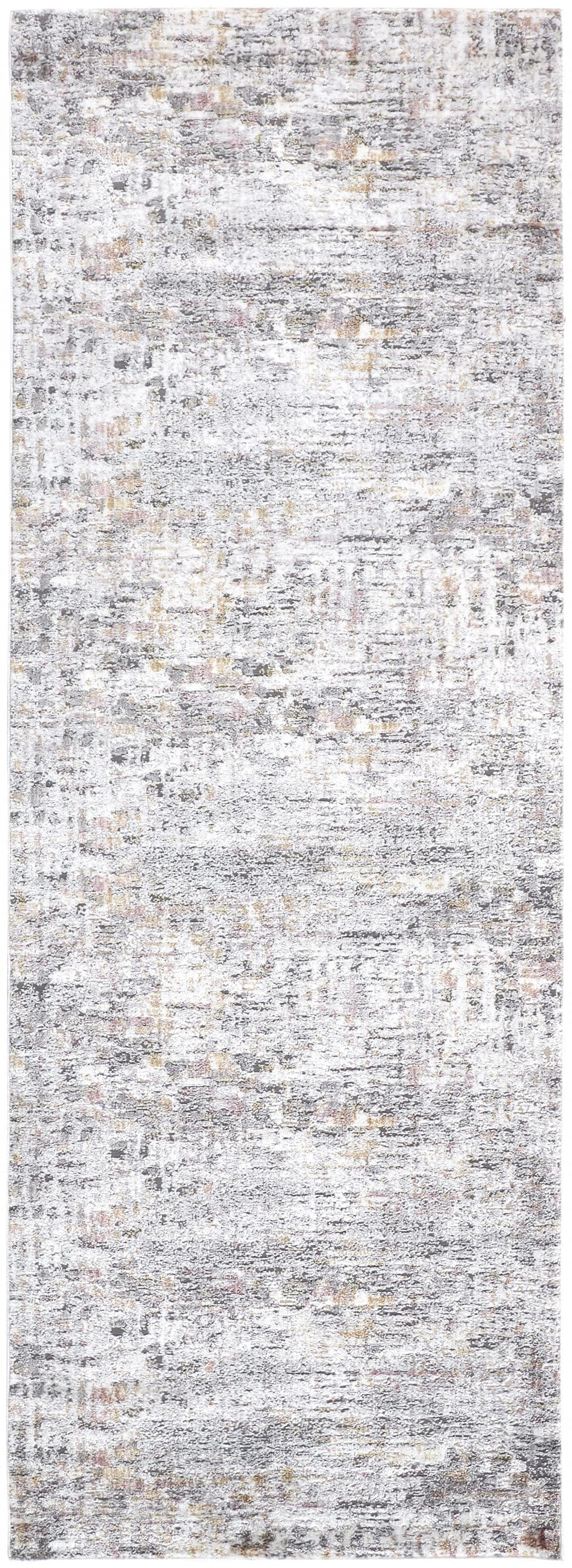 4' X 6' Ivory Tan And Taupe Abstract Stain Resistant Area Rug