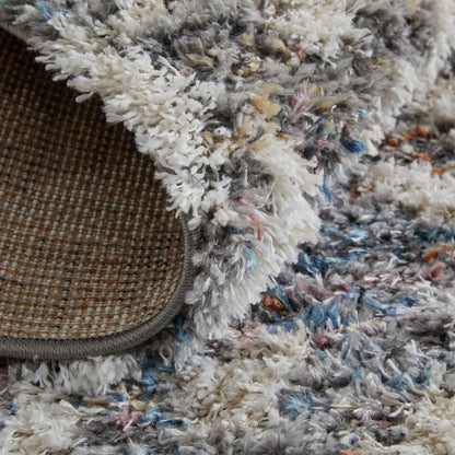 4' X 6' Ivory Gray And Taupe Geometric Power Loom Stain Resistant Area Rug