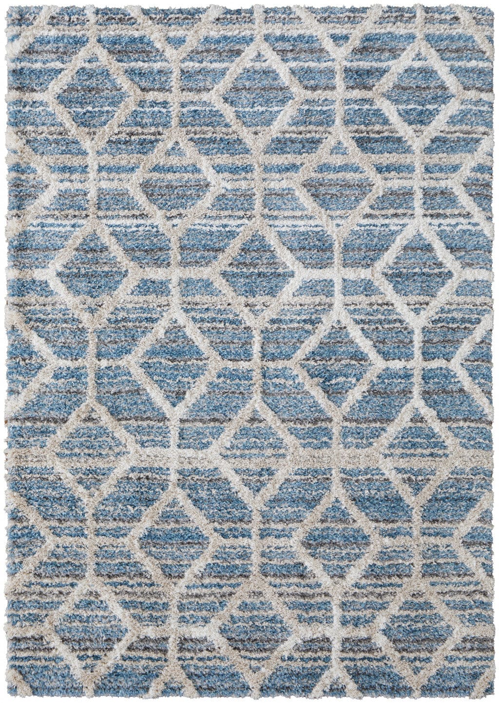 4' X 6' Tan Taupe And Ivory Geometric Power Loom Stain Resistant Area Rug