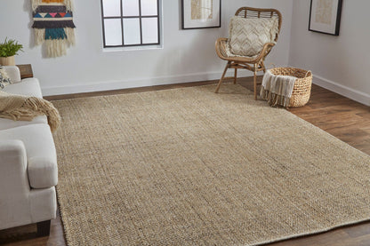 5' X 8' Gray Ivory And Blue Hand Woven Area Rug