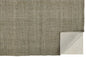 5' X 8' Gray Ivory And Blue Hand Woven Area Rug