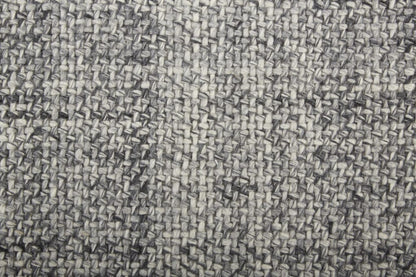 5' X 8' Gray Ivory And Blue Hand Woven Area Rug