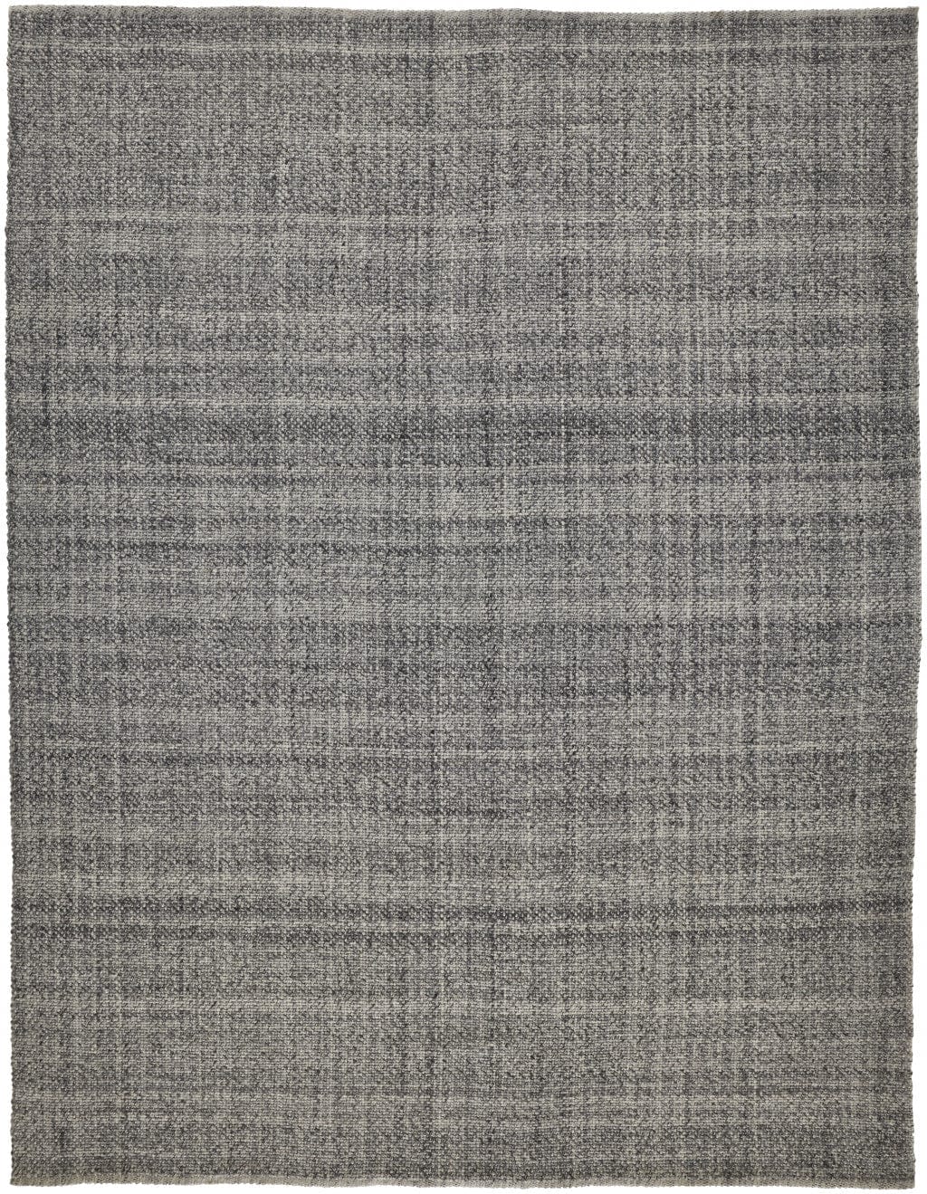 5' X 8' Gray Ivory And Blue Hand Woven Area Rug