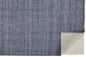 5' X 8' Gray Ivory And Blue Hand Woven Area Rug