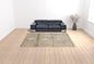 4' X 6' Tan Ivory And Brown Abstract Area Rug