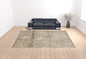 4' X 6' Tan Ivory And Brown Abstract Area Rug