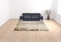 4' X 6' Tan Ivory And Gray Abstract Area Rug