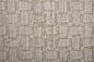 4' X 6' Ivory Striped Hand Woven Area Rug