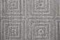 4' X 6' Gray And Silver Striped Hand Woven Area Rug