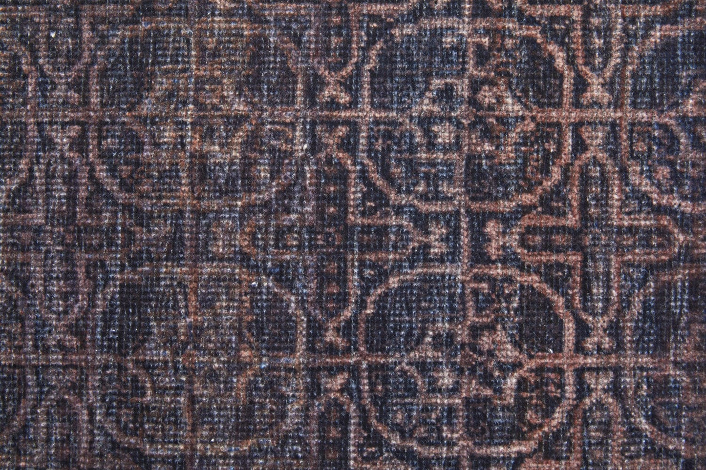 4' X 6' Blue Pink And Purple Floral Power Loom Area Rug