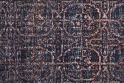 4' X 6' Blue Pink And Purple Floral Power Loom Area Rug