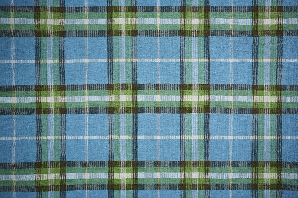 2' X 3' Blue Green And Black Abstract Hand Woven Stain Resistant Area Rug