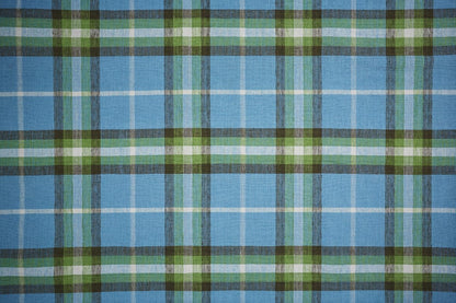 2' X 3' Blue Green And Black Abstract Hand Woven Stain Resistant Area Rug