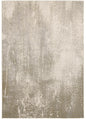 2' X 3' Ivory Gray And Gold Abstract Stain Resistant Area Rug