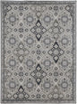 2' X 3' Gray And Black Floral Power Loom Area Rug
