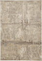 2' X 3' Tan Ivory And Brown Abstract Area Rug