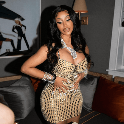 Solid Color Sexy Suspenders Slim Mini Grid Pattern Dress